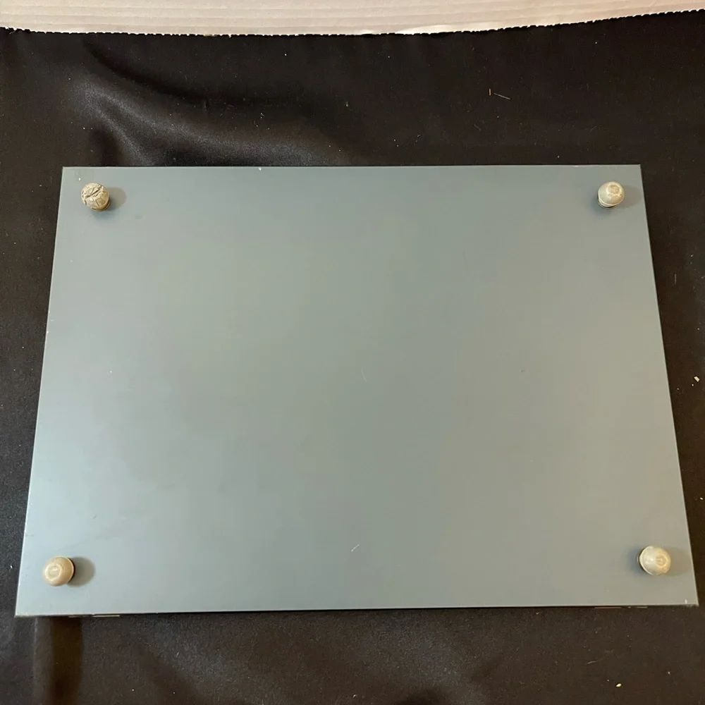 Elegant Gold and Silver Vanity Mirror